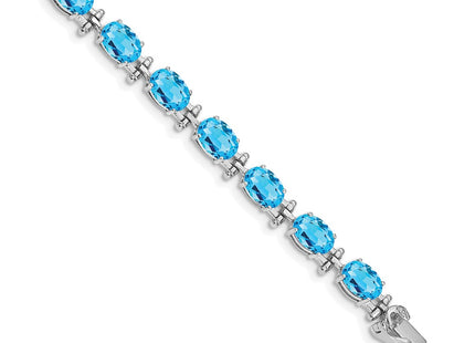 14k White Gold Bracelets Style BM4501 - Classique Jewelry Inc.