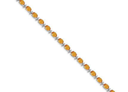 14k White Gold Bracelets Style BM4501 - Classique Jewelry Inc.