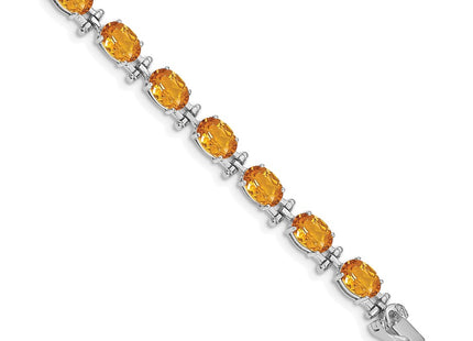 14k White Gold Bracelets Style BM4501 - Classique Jewelry Inc.