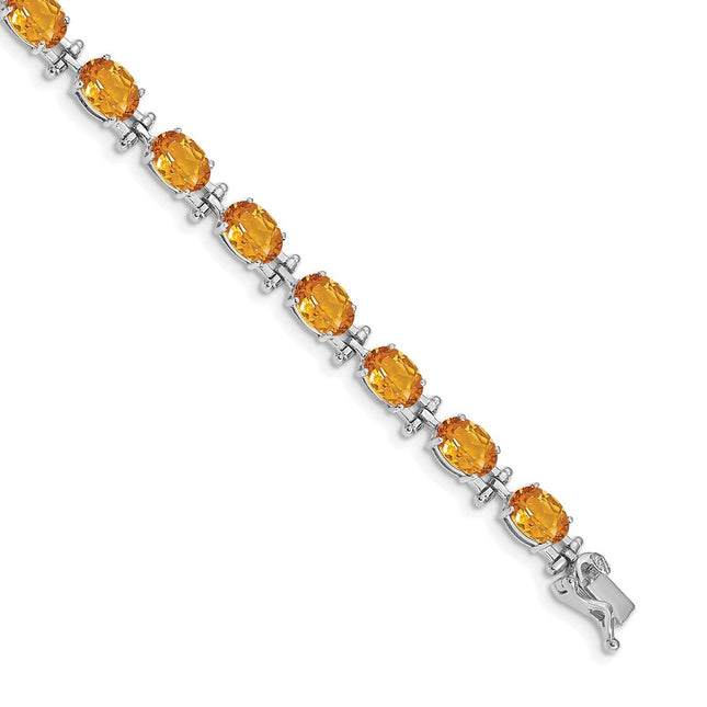 14k White Gold Bracelets Style BM4501 - Classique Jewelry Inc.