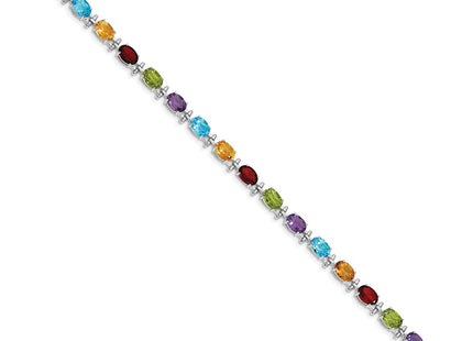 14k White Gold Bracelets Style BM4501 - Classique Jewelry Inc.