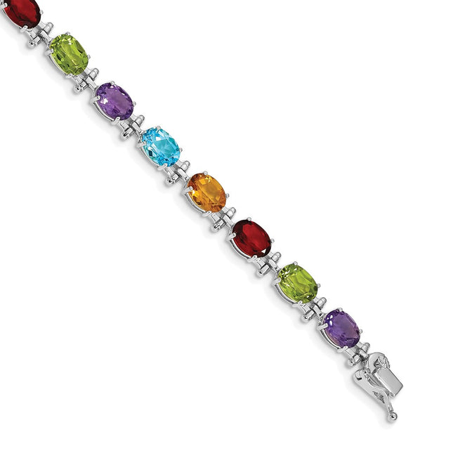 14k White Gold Bracelets Style BM4501 - Classique Jewelry Inc.
