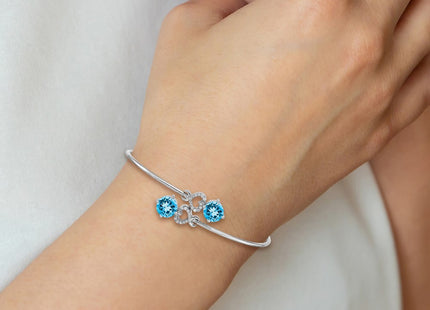 14k White Gold Bracelets Style BM4504 - Classique Jewelry Inc.