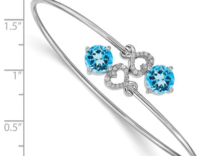 14k White Gold Bracelets Style BM4504 - Classique Jewelry Inc.