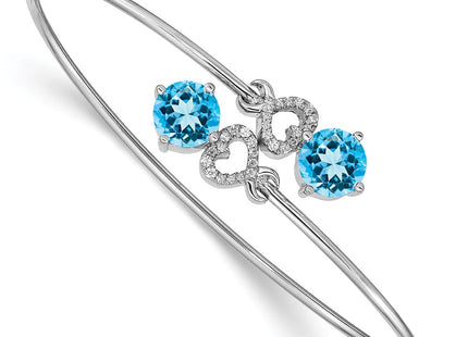14k White Gold Bracelets Style BM4504 - Classique Jewelry Inc.