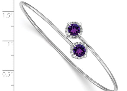 14k White Gold Bracelets Style BM4506 - Classique Jewelry Inc.