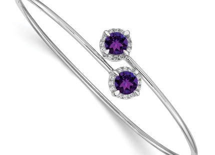14k White Gold Bracelets Style BM4506 - Classique Jewelry Inc.
