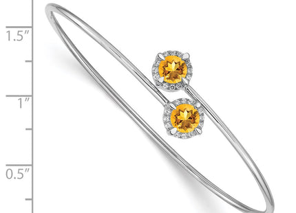 14k White Gold Bracelets Style BM4506 - Classique Jewelry Inc.
