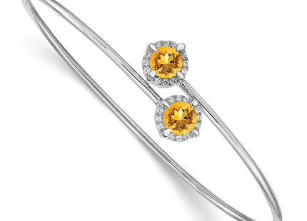 14k White Gold Bracelets Style BM4506 - Classique Jewelry Inc.