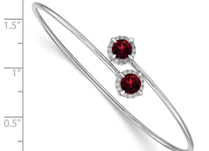 14k White Gold Bracelets Style BM4506 - Classique Jewelry Inc.