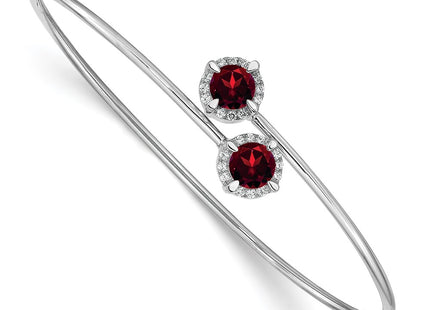 14k White Gold Bracelets Style BM4506 - Classique Jewelry Inc.