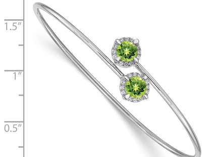14k White Gold Bracelets Style BM4506 - Classique Jewelry Inc.