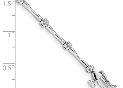 14k White Gold Bracelets Style BM4594 - Classique Jewelry Inc.