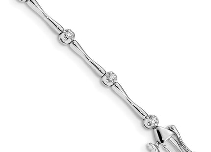 14k White Gold Bracelets Style BM4594 - Classique Jewelry Inc.