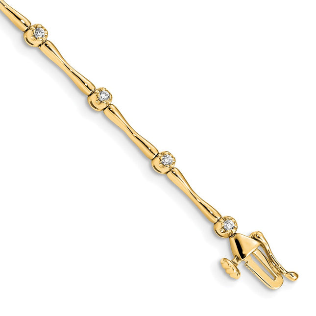 14k Yellow Gold Bracelets Style BM4594 - Classique Jewelry Inc.