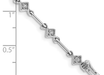 14k White Gold Bracelets Style BM4596 - Classique Jewelry Inc.