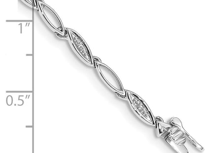 14k White Gold Bracelets Style BM4597 - Classique Jewelry Inc.