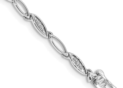 14k White Gold Bracelets Style BM4597 - Classique Jewelry Inc.