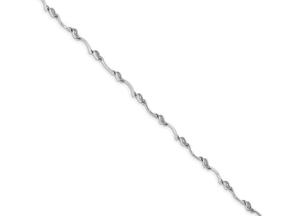 14k White Gold Bracelets Style BM4600 - Classique Jewelry Inc.