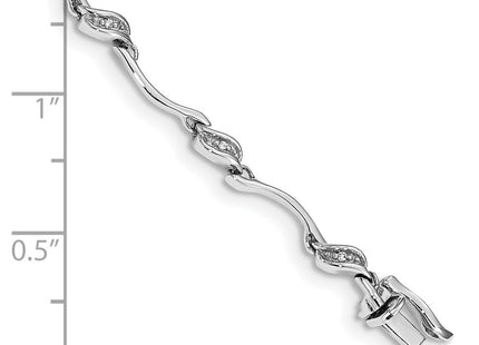 14k White Gold Bracelets Style BM4600 - Classique Jewelry Inc.