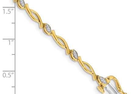 14k Yellow Gold Bracelets Style BM4606 - Classique Jewelry Inc.