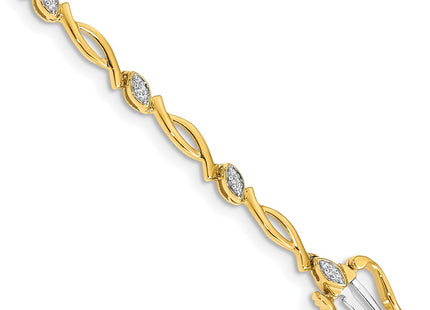 14k Yellow Gold Bracelets Style BM4606 - Classique Jewelry Inc.
