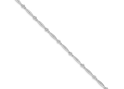 14k White Gold Bracelets Style BM4607 - Classique Jewelry Inc.