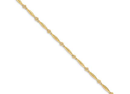 14k Yellow Gold Bracelets Style BM4607 - Classique Jewelry Inc.