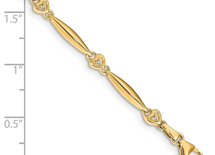 14k Yellow Gold Bracelets Style BM4607 - Classique Jewelry Inc.