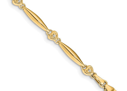 14k Yellow Gold Bracelets Style BM4607 - Classique Jewelry Inc.