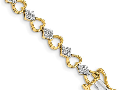 14k Yellow Gold Bracelets Style BM4608 - Classique Jewelry Inc.