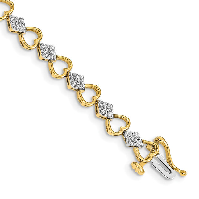 14k Yellow Gold Bracelets Style BM4608 - Classique Jewelry Inc.