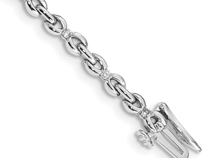 14k White Gold Bracelets Style BM4609 - Classique Jewelry Inc.