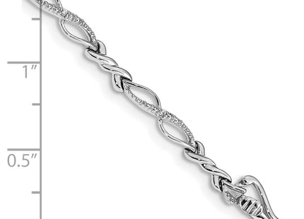 14k White Gold Bracelets Style BM4610 - Classique Jewelry Inc.