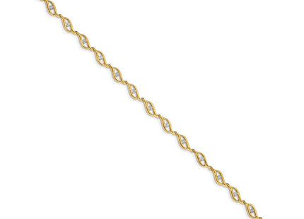 14k Yellow Gold Bracelets Style BM4611 - Classique Jewelry Inc.
