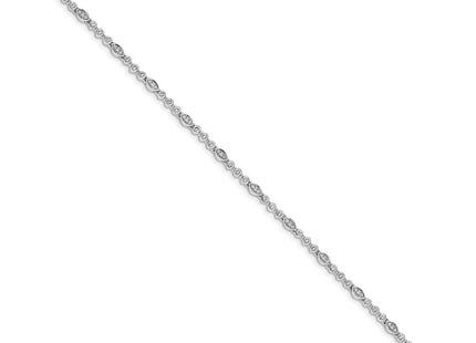 14k White Gold Bracelets Style BM4621 - Classique Jewelry Inc.