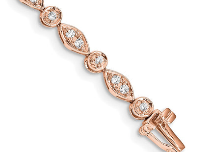 14k Rose Gold Bracelets Style BM4622 - Classique Jewelry Inc.