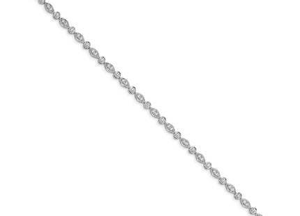 14k White Gold Bracelets Style BM4622 - Classique Jewelry Inc.
