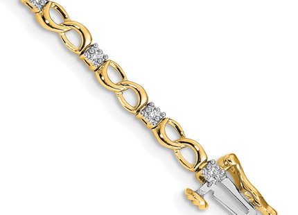 14k Yellow Gold Bracelets Style BM4627 - Classique Jewelry Inc.