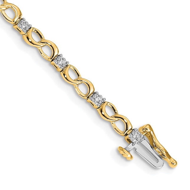 14k Yellow Gold Bracelets Style BM4627 - Classique Jewelry Inc.