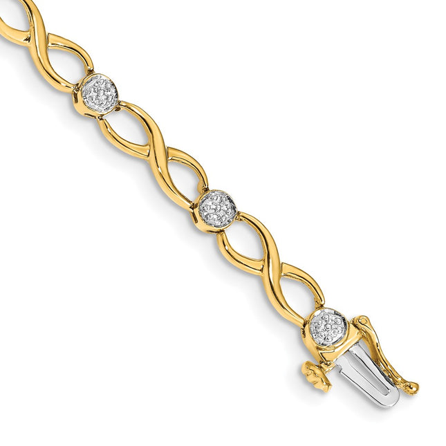 14k Yellow Gold Bracelets Style BM4631 - Classique Jewelry Inc.