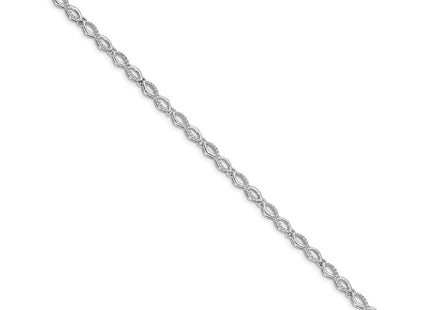 14k White Gold Bracelets Style BM4634 - Classique Jewelry Inc.