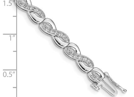 14k White Gold Bracelets Style BM4637 - Classique Jewelry Inc.
