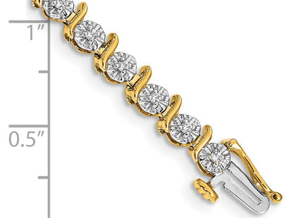 14k Yellow Gold Bracelets Style BM4642 - Classique Jewelry Inc.