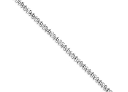 14k White Gold Bracelets Style BM4644 - Classique Jewelry Inc.