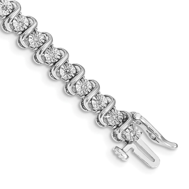 14k White Gold Bracelets Style BM4644 - Classique Jewelry Inc.