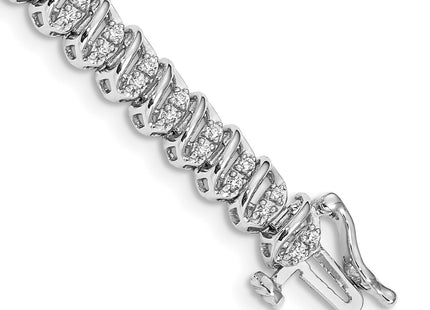 14k White Gold Bracelets Style BM4645 - Classique Jewelry Inc.