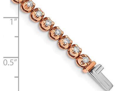14k Rose Gold Bracelets Style BM4650 - Classique Jewelry Inc.