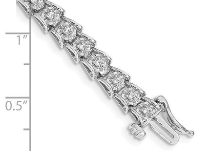 14k White Gold Bracelets Style BM4654 - Classique Jewelry Inc.