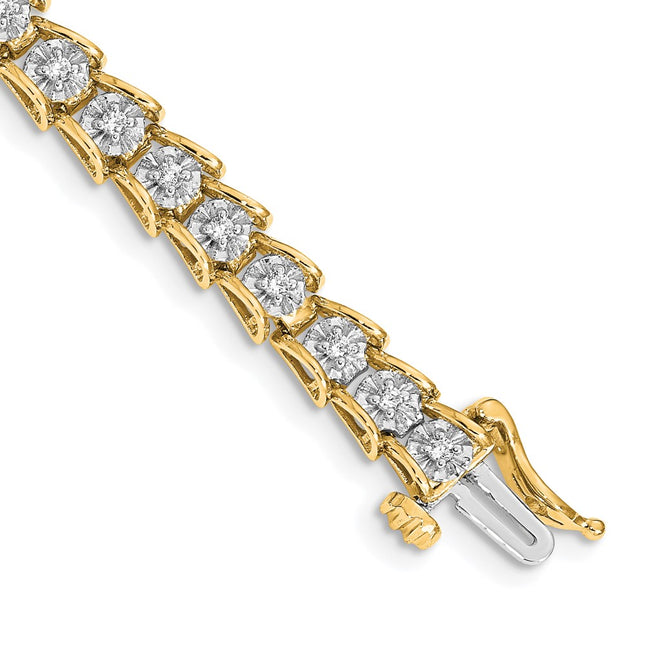 14k Yellow Gold Bracelets Style BM4654 - Classique Jewelry Inc.